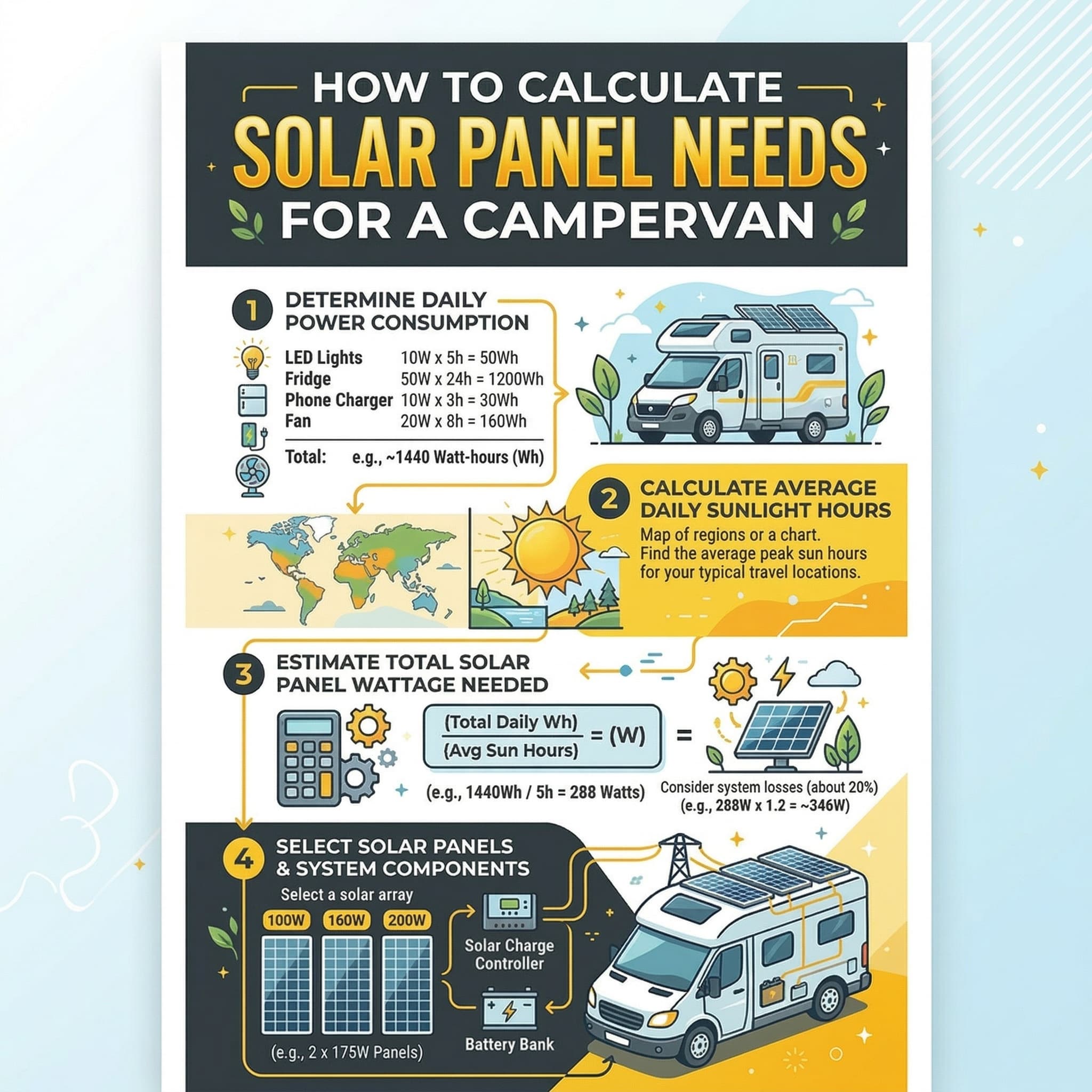 How to install a solar panel on a campervan