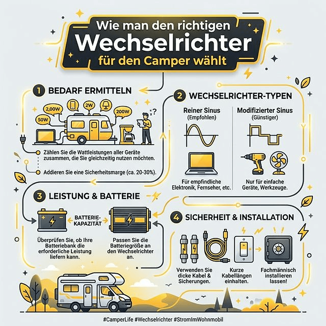 MPPT-Laderegler Einstellungen für Wohnmobil