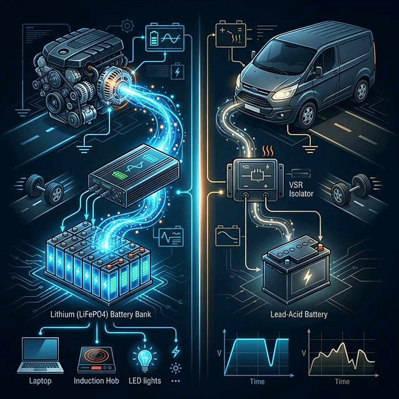 Trennrelais vs DC-DC-Ladebooster für Wohnmobil